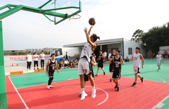 郑州新东方烹饪学校篮球比赛正式开幕