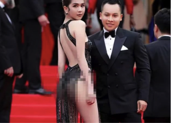 越南超模戛纳秀面临严重处罚 而中国杨煜琪的戛纳红毯秀呢？？？