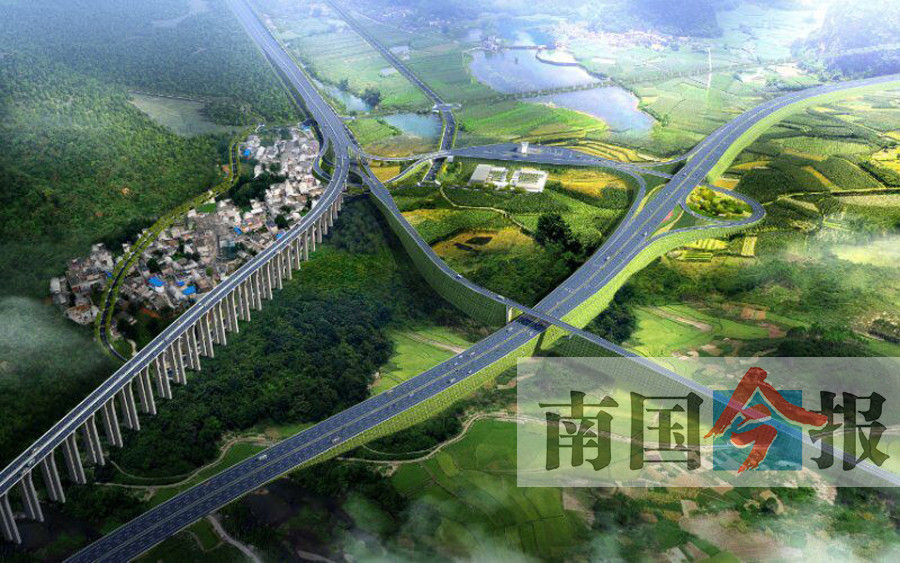 柳州市原桂柳高速部分路段改造成东外环南段(图)