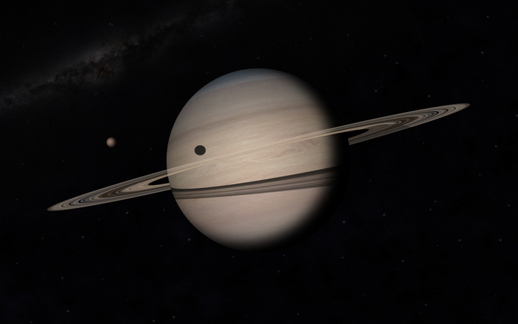 土卫六和土星Titan and Saturn.jpeg