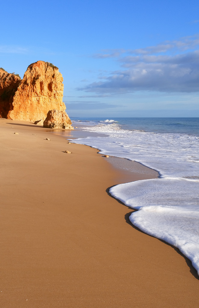 阿尔加维海滩场景Algarve beach scenario