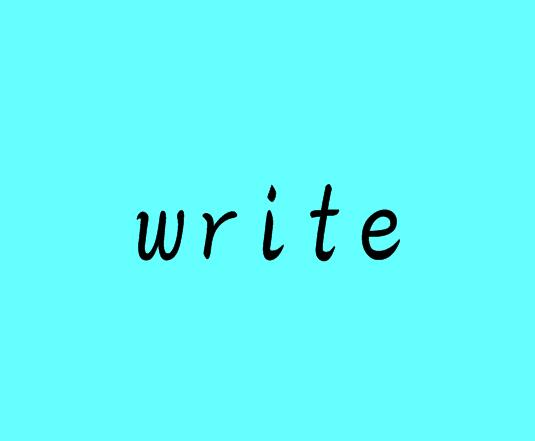 write