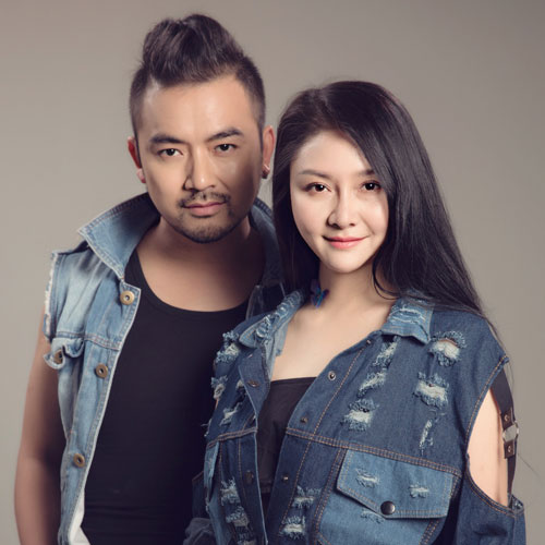 山水组合艺术照