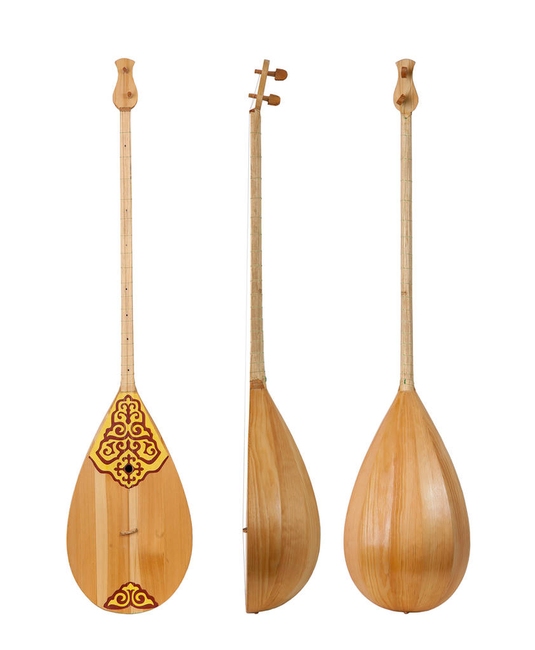 多姆布拉一种弦乐器，哈萨克民族乐器Dombra a stringed musical instrument, the national musical instrument of the Kazakhs