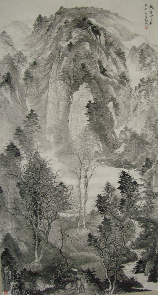 孙捷国画
