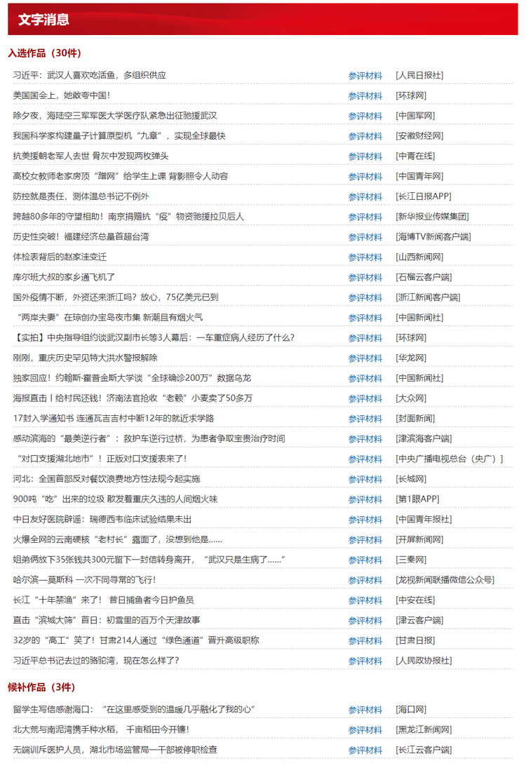 第三十一届中国新闻奖