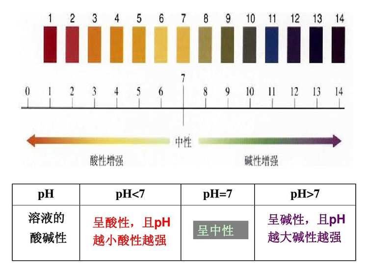 溶液的酸碱性与pH值