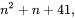 n^{2}+n+41,