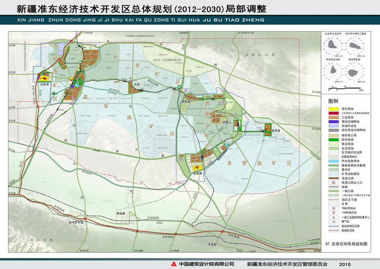 准东开发区总体规划图