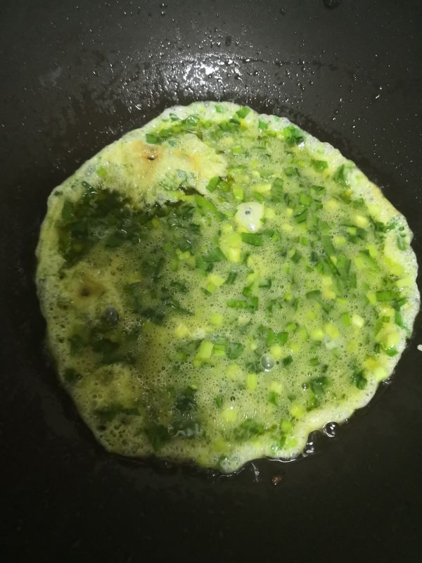 韭菜煎鸡蛋