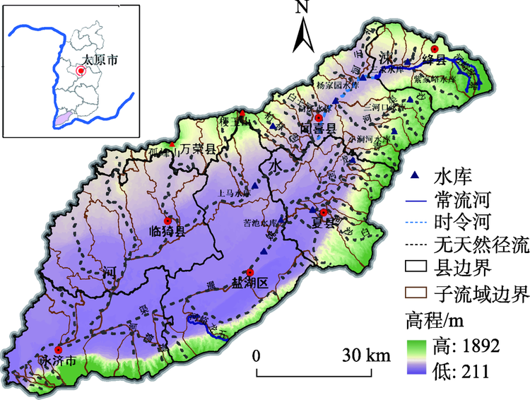 运城市闻喜县地图图片