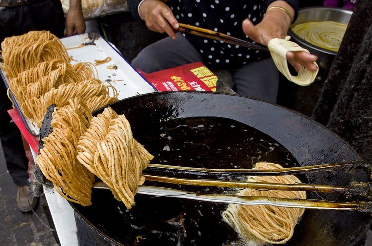 江苏地方名吃：淮安茶馓