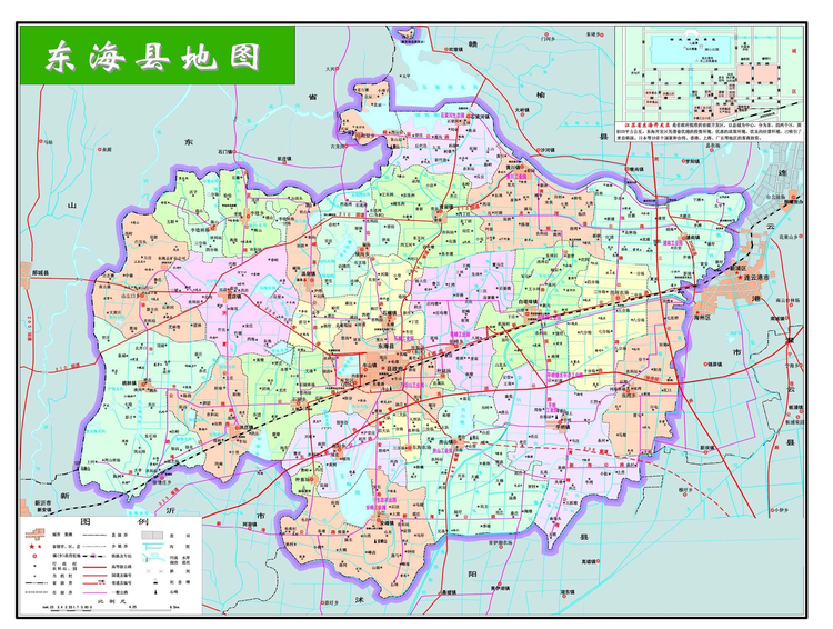 连云港市新东街道地图图片