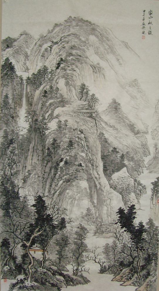 孙捷国画