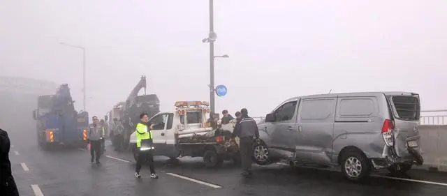 1·4韩国世宗汽车连环相撞事故