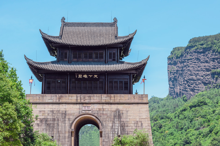 中国四川剑门关风光