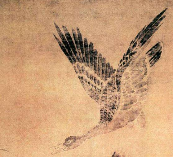 《芦雁图》局部