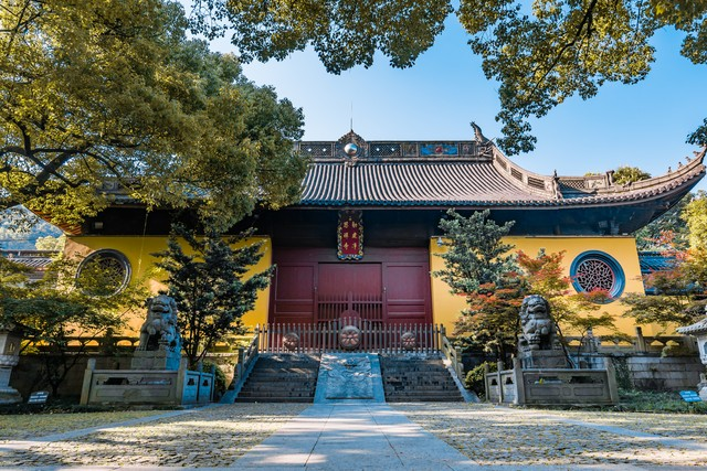 中国浙江杭州净慈寺正门