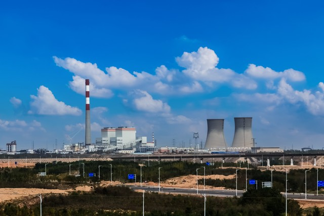 宁夏回族自治区灵武市热电工业厂区建筑环境景观