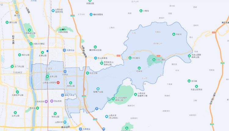 太原市迎泽区行政地图图片