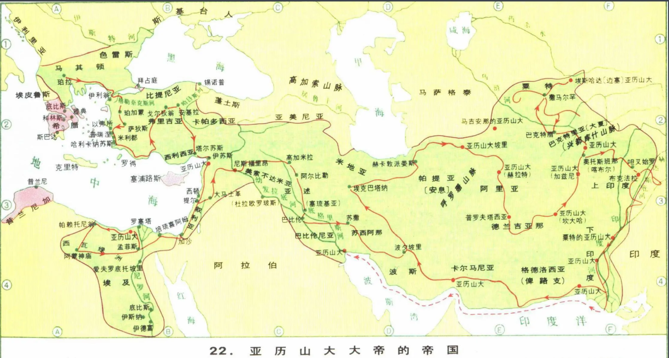 亚历山大帝国