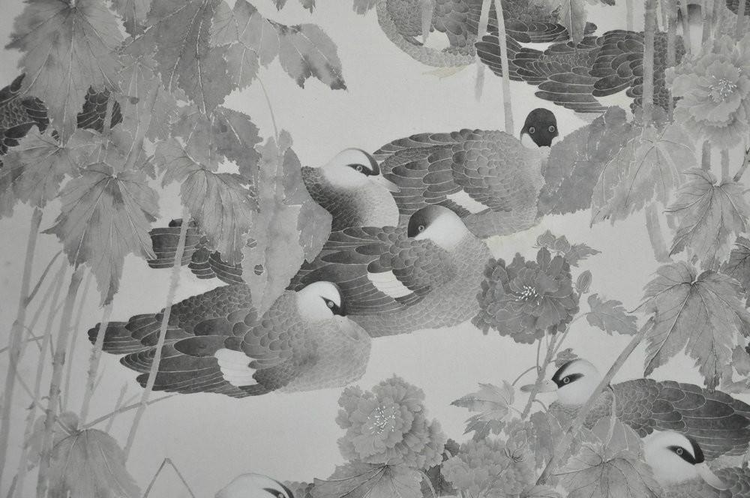 没骨画