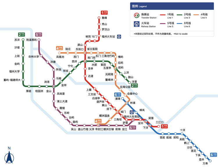 福州市4号地铁线路图图片