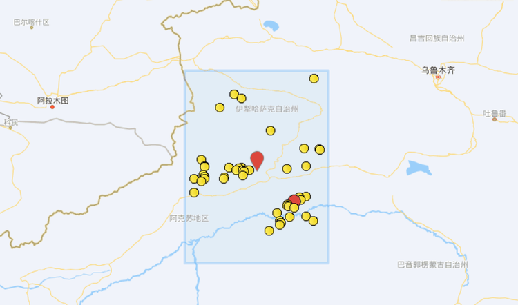 4·10新疆拜城县5.6级地震