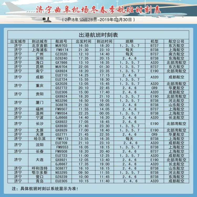 济宁曲阜机场