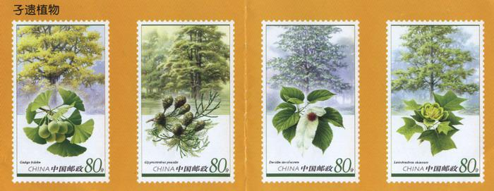 《孑遗植物》邮票