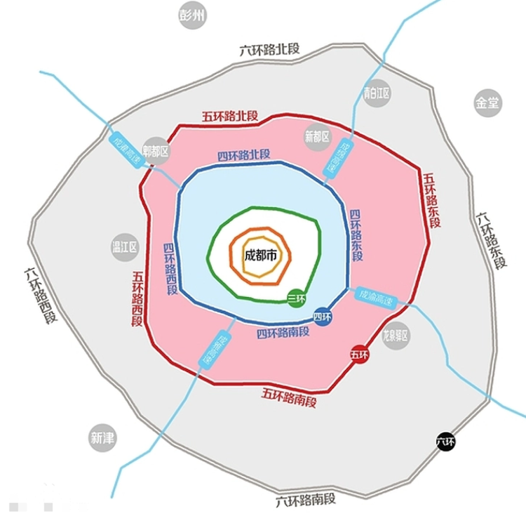 成都市中心城区