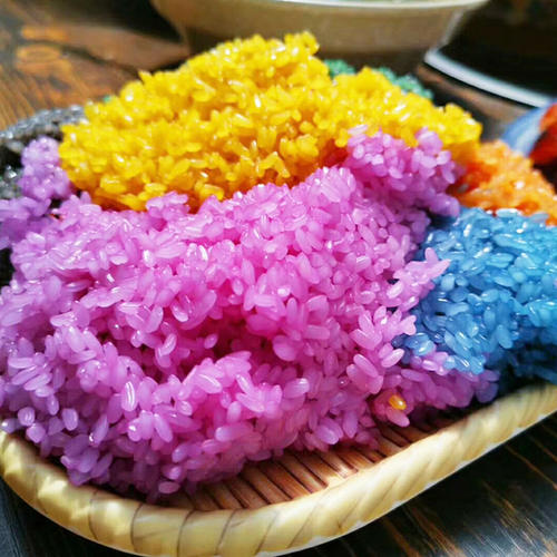 七彩糯米饭