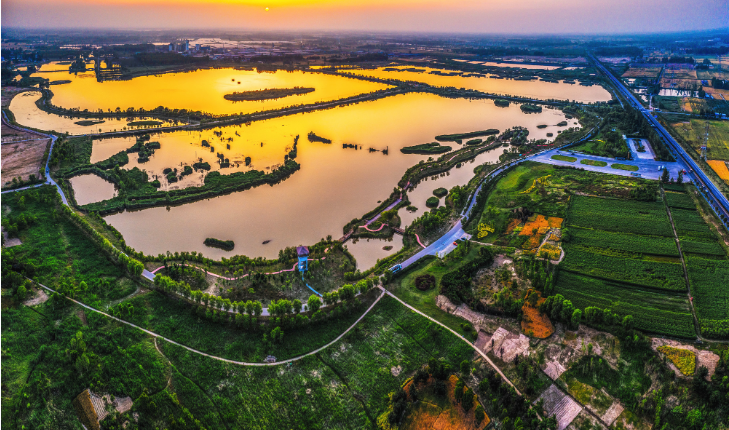 江苏沛县安国湖国家湿地公园