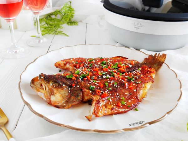 煎鲈鱼