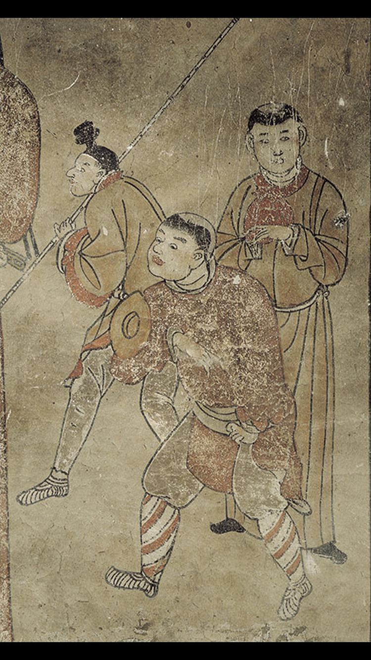 图215-榆林窟第29窟-南壁-供养人童子服饰-西夏-吴健-2005年4月.jpg