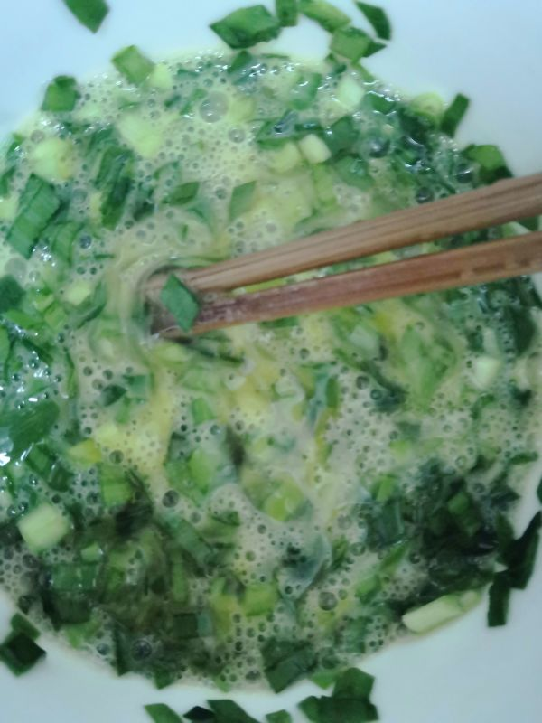 韭菜煎鸡蛋