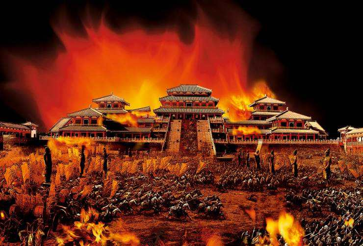 火烧阿房宫