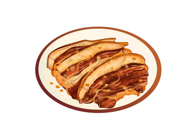 济南特色美食山东美食把子肉