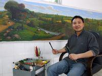 李旻油画作品