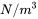 N/m^{3}