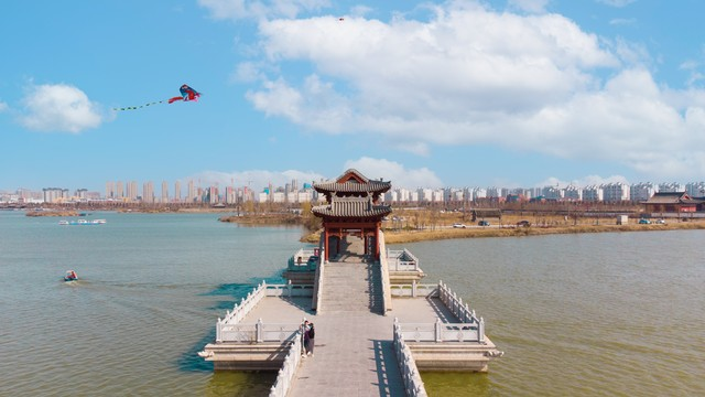 商丘古城里的古建筑