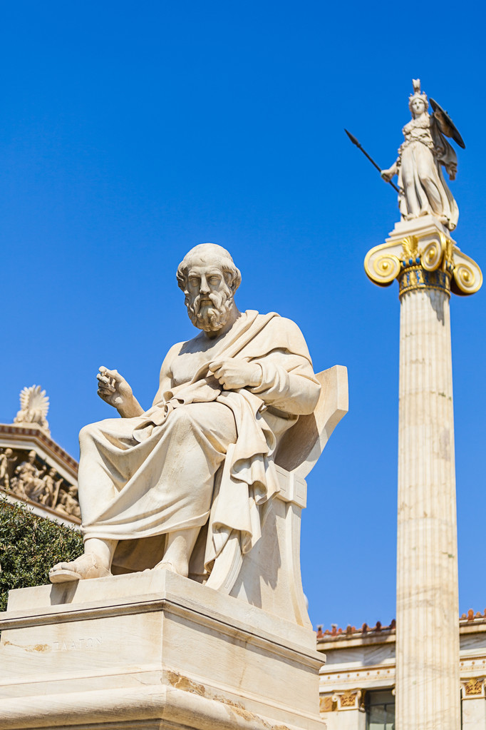 希腊雅典学院柏拉图Plato , Academy of Athens,Greece
