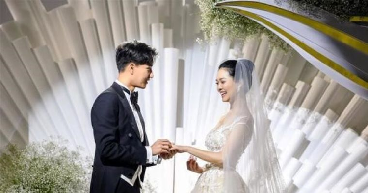 王洋与郭威在电视剧《美丽的笨女人》相识,2017年9月2日,王洋在自己