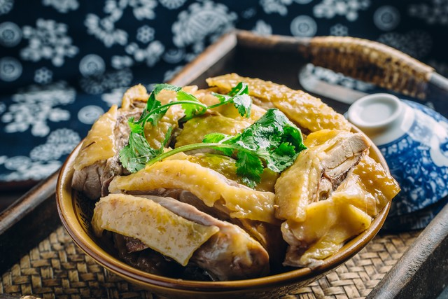 白切鸡白斩鸡美食摄影