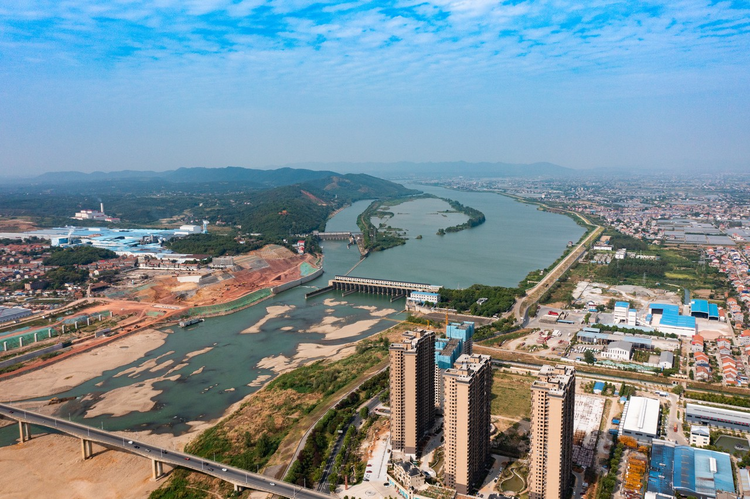 航拍湖南常德澧县县城景观.jpeg
