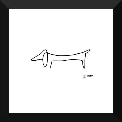 毕加索笔下的腊肠犬.png