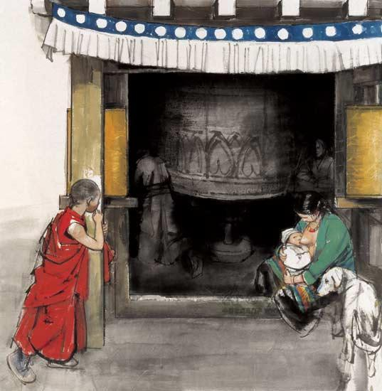 40多年的艺术生涯里,史国良创作了近万件作品.