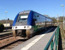 贝拉克站内的一列TER列车