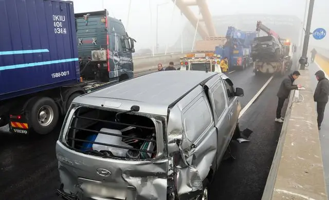 1·4韩国世宗汽车连环相撞事故