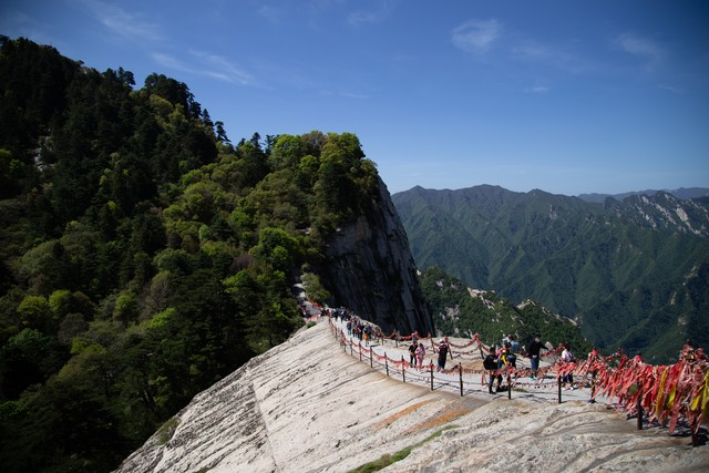 华山西峰，2020年5月12日，晴。